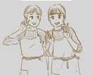 ゆるくてかわいい似顔絵描きます SNSのアイコンや名刺用、プレゼントなどに。 イメージ2
