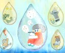 絵本のようなカットイラストや季節の絵などを描きます SNSのアイコンやヘッダー・Webサイト・動画・物語の挿絵に イメージ2