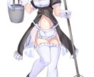 キャラクターイラストを描きます 使い勝手の良いコンパクトなイラスト イメージ2