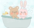 ゆるくてふわふわなイラスト描きます SNSのアイコンや、ちょっとした記念日のプレゼントにも。 イメージ6