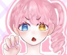 アイコンのイラスト依頼募集しております 中学生が可愛い系の女の子イラストを描きます！ イメージ1