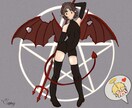 オリジナルキャラを描きます 全身・背景付きのイラストを描きますポーズ、表情も対応可能 イメージ4