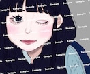 女の子のイラストを描きます お安く×手軽に×可愛いアイコン制作☆ イメージ3