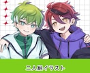 キャラクターイラスト、1枚絵など描きます アイコン、立ち絵、応援広告、男女キャラなど幅広く対応 イメージ3