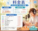 豊かな感情表現で生きたキャラボイスをお届けします ゲーム・動画・同人・ボイスドラマなど幅広く対応します。 イメージ2