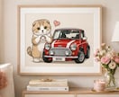 ペット絵｜飾りたくなる柔らかい水彩画を描きます 思い出の一枚をやさしい雰囲気のイラストに仕上げます。 イメージ6
