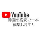 動画編集をはじめの一本のみ格安で編集します 長期契約や、本格的な動画依頼のお試しとしてご活用ください。 イメージ1