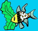 海洋生物など生き物のイラストアイコン制作します あなたの好きな生き物などをPOPで個性的なタッチで描きます。 イメージ9