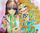 美少女、人物を主に得意としています 瞳の力とアナログの迫力、この世に1枚しかない作品を。 イメージ7