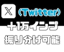X(Twitter)のインプ+10000増やします 【振り分け可】X▶︎旧Twitterのインプレッション+1万 イメージ1