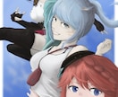 厚塗り風の塗り方でイラストを描きます あなただけのかっこかわいい作品を描きます。 イメージ3