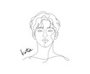 線画がおしゃれなSNS似顔絵アイコンを描きます アーティスティックさで差をつけられるかも？ イメージ2
