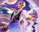サムネイルや動画に！煌びやかなイラスト作成します グッズ・立ち絵・動画など幅広く対応させていただきます！ イメージ2