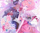 キャラクターイラストの制作いたします 配信活動/商用利用/個人使用等 幅広い用途で使用可能 イメージ1