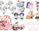 商用利用ＯＫ！個性的なデフォルメイラスト描きます 個人様から企業活動者様まで、個性に合わせて制作します♪ イメージ3
