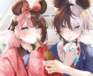 かわいいキャラクターを描きます サムネイルやプレゼント、個人利用などに是非! イメージ2