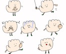 SNS専用あなただけのキャラクター作成します SNSにもうワンポイント欲しい！そんなお悩み解決します イメージ2