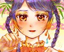 あなたの好きな女の子キャラクターを描きます 可愛い！カラフル！一枚のイラストにあなたの思いを代弁します。 イメージ5