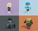 かわいくて目を引く3Dボクセルアート作成致します YouTube、TikTok、SNSアイコン等にオススメ イメージ3