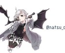 1〜2日で貴方の理想の女の子描きます アイコンやサムネに！立ち絵で描くから用途自由！ イメージ1