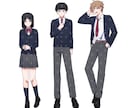 キャラクターのデザインと立ち絵イラスト制作します 動画配信やTRPG等のキャラクター立ち絵に。 イメージ7
