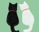 ペットの似顔絵、お好みのイラスト描きます 花と猫のマッチしたイラストはいかがですか？ イメージ10