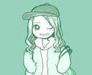女性イラストを描きます 手頃な価格で可愛いSNS用アイコンが欲しい方 イメージ3