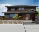 外観パース作成します 新築やリフォームのイメージにも！ イメージ3