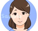 お得！少し似ているゆる～い似顔絵アイコン作ります お揃いのヘッダーや表情差分なども対応可能！ イメージ2