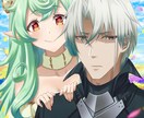 キャラクターイラスト描きます アニメ塗り・厚塗り等様々な絵柄に対応できます！！ イメージ6