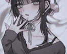 アイコン、立ち絵など可愛い人物イラスト描きます 寒色系、明度低めのイラストが好きな方へ イメージ2