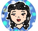 SNS用ポップで個性的なアイコン作成します 人と被らないポップで記憶に残る手描き風 イメージ3
