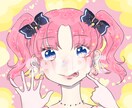 ふわふわな可愛い女の子アイコン・イラスト描きます スピード納品！ぱっと目を惹く女の子描きます！ イメージ1