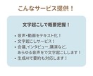YouTube動画対応!動画・音声の文字起こします 最低金額、即日対応、初心者歓迎!長時間でも対応します! イメージ2