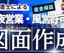 行政書士事務所様限定★風営法/深酒図面作成承ります ★行政書士事務所様限定★図面作成 イメージ7
