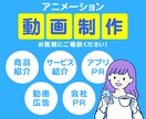 モーションアニメで短尺CMを作ります PR・広告・SNS動画・説明・紹介など. イメージ1