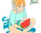 ポップでかわいいイラストを作成いたします グッズや広告など幅広いジャンルで活躍できる絵柄です！ イメージ4