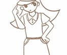 かわいい人物イラスト描きます シンプルなオリジナルイラスト作成します イメージ4