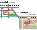 セール中！！何度でも修正可❗️地図製作ます ウェブサイトやチラシに是非どうぞ♪ イメージ1