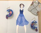 民族衣装・ファッションイラスト・細かい模様描きます 晴れ着の思い出をイラストにしませんか？ イメージ10