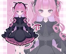 可愛いLive2Dモデル制作いたします デザインからパーツ分け、モデリングまで制作します。 イメージ1
