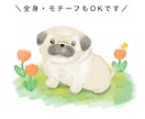 SNSアイコン◎ぱっと目を引く動物・ペット描きます 「アイコンをかわいくしたい」「気軽にプレゼントしたい」方へ。 イメージ3