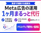 Meta広告の運用を1ヶ月まるっと代行します 月200万円規模の現場で運用中|週次レポート付きで丸投げOK イメージ1