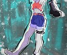 アメコミチックでポップなイラストお描きします キャラデザ、アイコン、MV、グッズ、サムネイルなど幅広く イメージ3