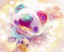 優しいふわふわした絵柄のアイコンを作成致します きらきらふわふわした可愛いアイコンを制作します！ イメージ10