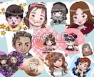 キャラ風似顔絵〜可愛い創作キャラ描きます 多種SNS等のアイコンやプレゼント、記念等に イメージ1