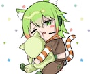 パステルなミニキャラます ふわっと可愛いSDイラストやLINEスタンプ向け！ イメージ7