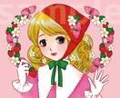どこか懐かしい少女イラスト作成いたします 少女漫画風・昭和レトロ・大正ロマンお好きな方 イメージ2