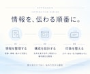 仕事と強みが伝わる名刺をデザインします デザイン歴15年×経営企画視点で情報を整理・設計 イメージ2