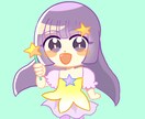 目を引く可愛いSNSアイコン作ります デフォルメイラストで可愛く！似顔絵も描きます！ イメージ10